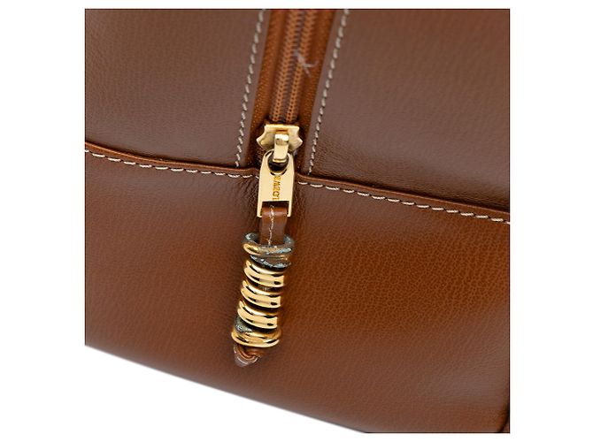 Borsa Boston Velazquez Twist in pelle marrone LOEWE - vista 8