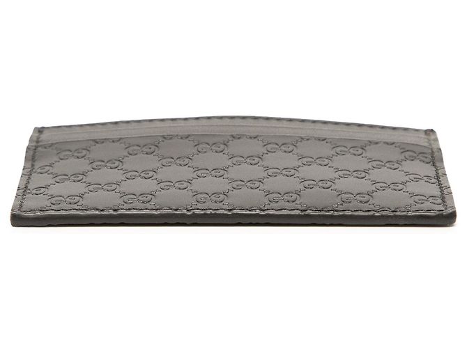 Tarjetero Gucci Black Microguccissima - vista 3