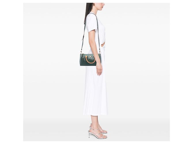 Prada Borsa Evasion Small in pelle di vitello morbida Verde - vista 6