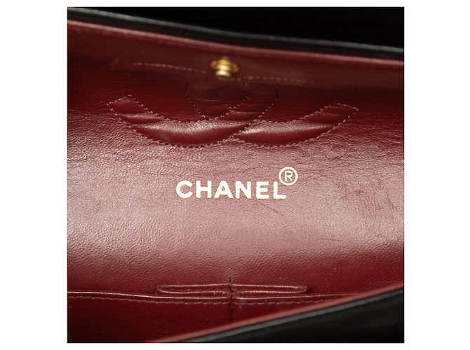Chanel Black Medium Classic Lambskin Double Flap - Ansicht 5