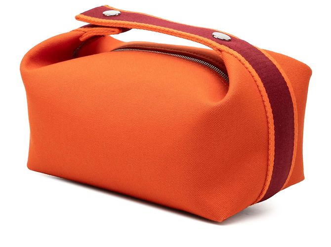 Funda Hermès Orange Small Toile Bride A Brac - vista 2
