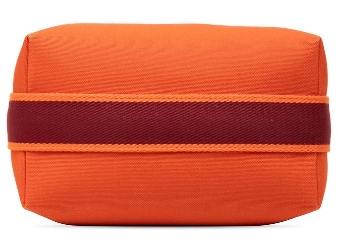 Funda Hermès Orange Small Toile Bride A Brac - vista 3
