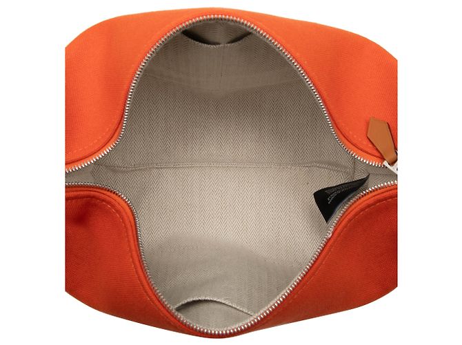 Funda Hermès Orange Small Toile Bride A Brac - vista 4