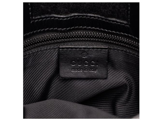 Borsa a tracolla Gucci in denim GG grigio - vista 5