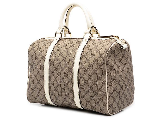 Borsa Boston Gucci Beige Medium GG Supreme Joy - vista 2