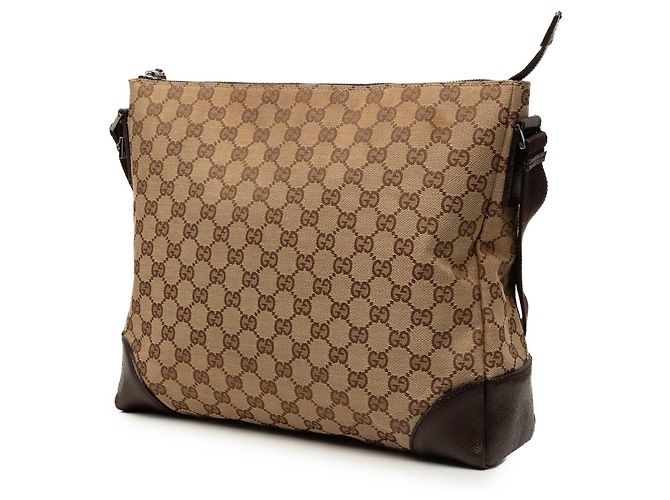 Gucci Beige GG Canvas Joy Messenger - vista 2