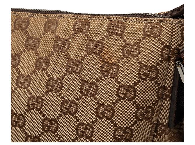 Gucci Beige GG Canvas Joy Messenger - vista 6