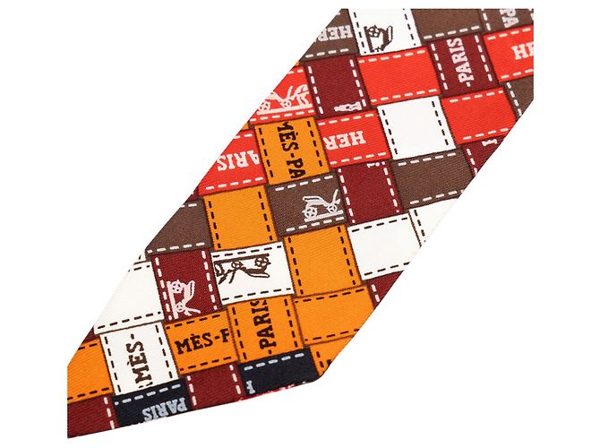 Twilly Hermès Bolduc au Carre Marrone - vista 2