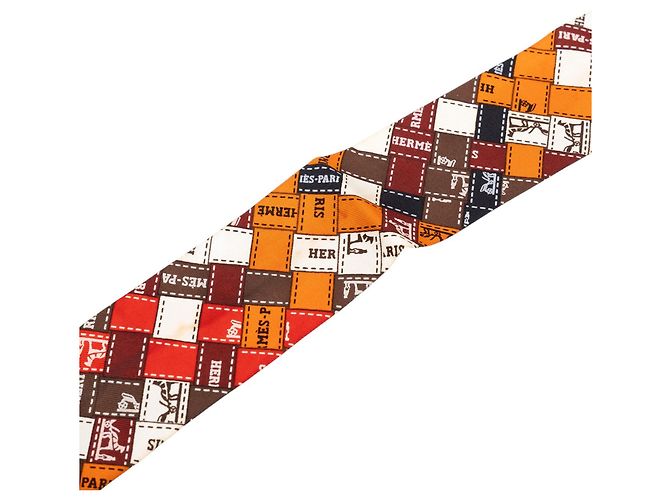 Twilly Hermès Bolduc au Carre Marrone - vista 4