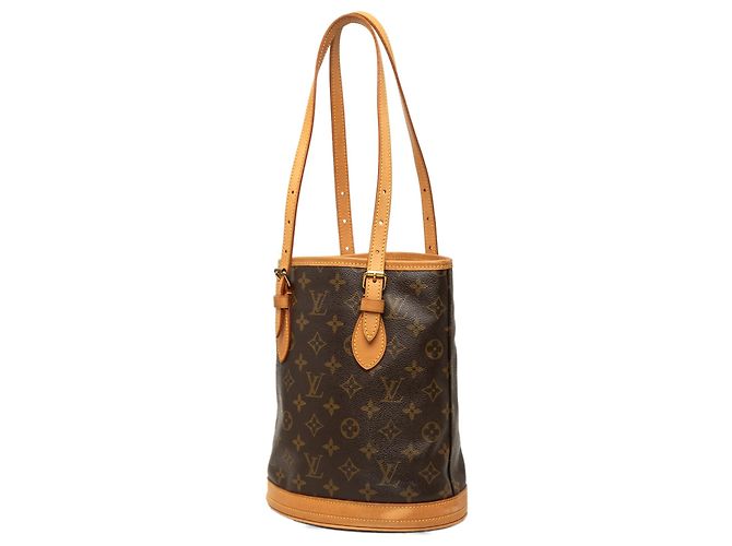 Louis Vuitton Brown Monogram Petit Bucket - vista 2