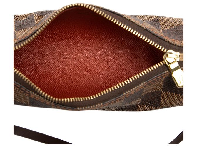 Louis Vuitton Brown Damier Ebene Papillon Pochette - vista 4