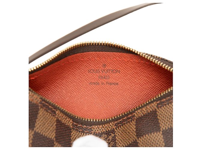 Louis Vuitton Brown Damier Ebene Papillon Pochette - vista 5