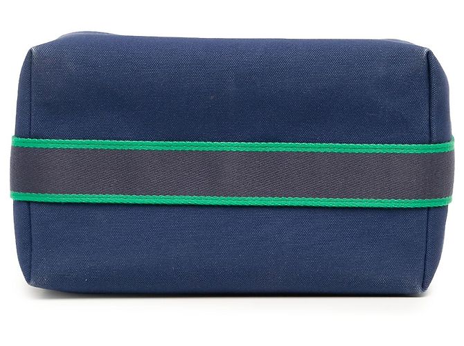 Hermès Blue Small Toile Bride A Brac Case Etui - Ansicht 3