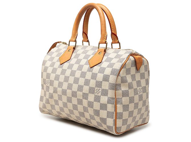 Louis Vuitton White Damier Azur Speedy 25 - vista 2