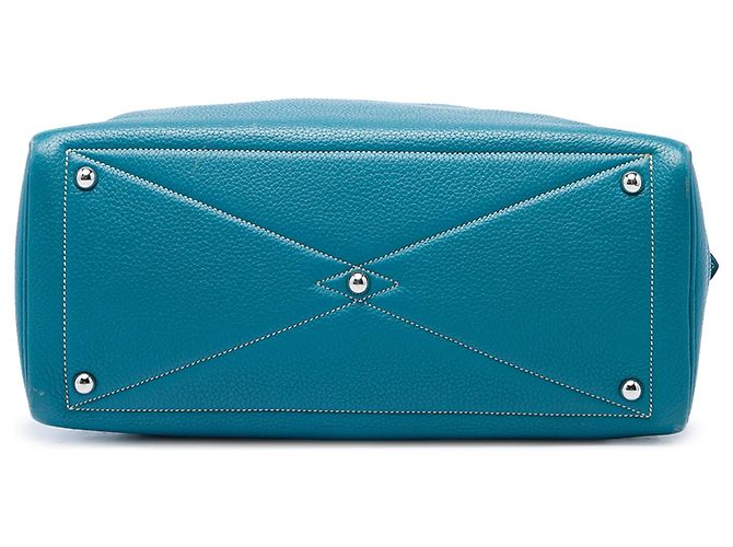 Hermès Blue Clemence Victoria II 35 - vista 3