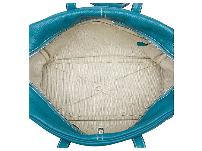 Hermès Blue Clemence Victoria II 35 - vista 4