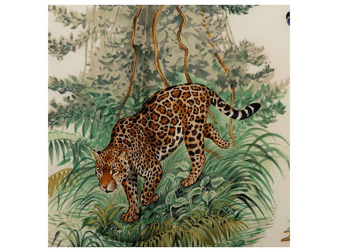 Hermès Red Equateur Seidentuch 90 - Ansicht 2