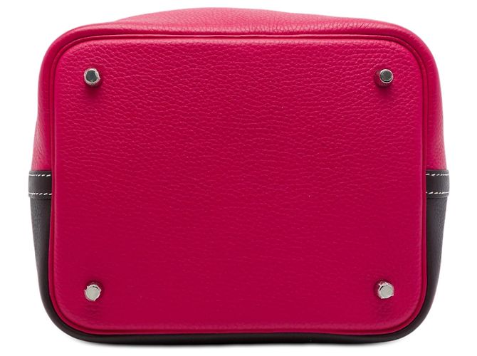 Hermès Red Clemence Picotin Lock 22 Casaque - vista 3
