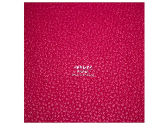 Hermès Red Clemence Picotin Lock 22 Casaque - vista 5