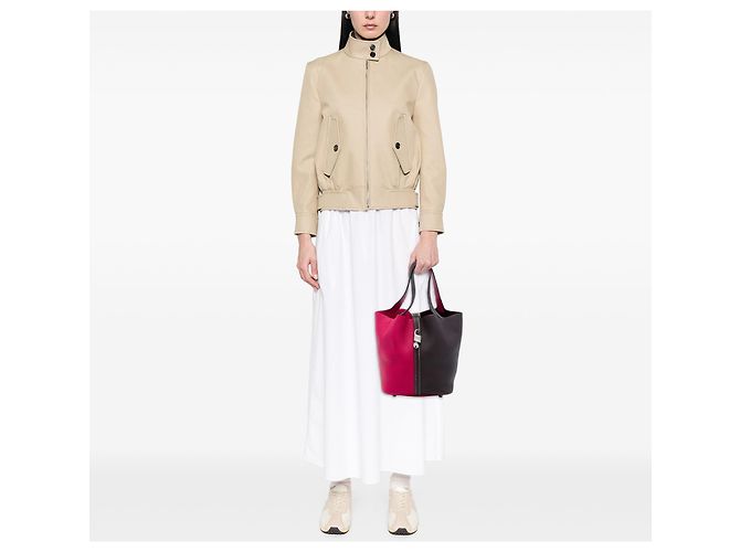 Hermès Red Clemence Picotin Lock 22 Casaque - vista 6