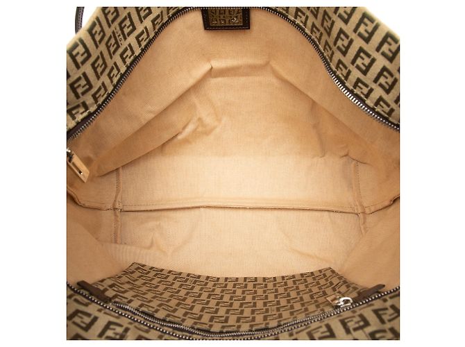 Fendi Beige Zucchino Canvas Tote - Ansicht 4