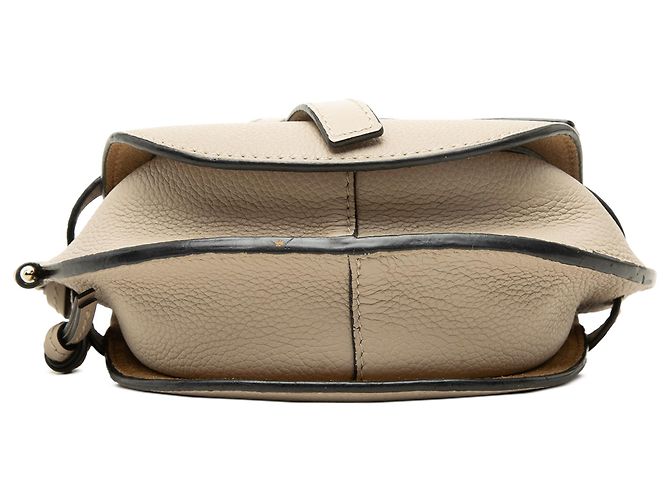 LOEWE Mini Borsa a Tracolla Gate in Pelle Marrone - vista 3