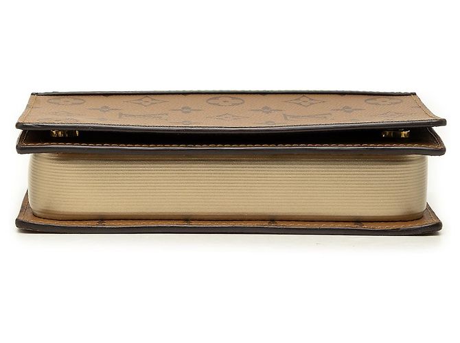 Portafoglio a catena Book Louis Vuitton Monogram Reverse Brown - vista 3