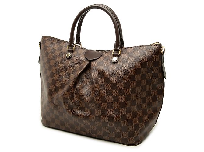 Louis Vuitton Brown Damier Ebene Siena GM - vista 2