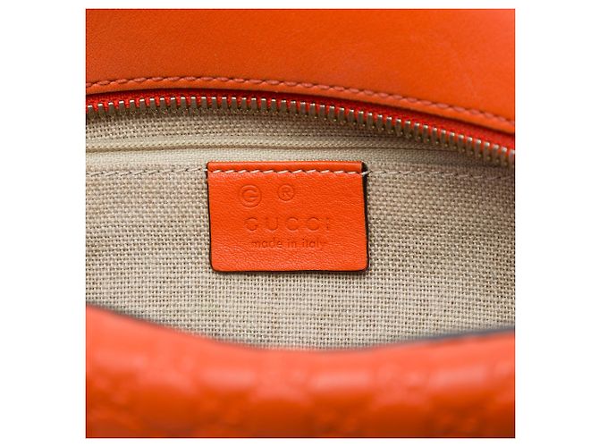 Borsa Gucci Bree Small Microguccissima Arancione - vista 5