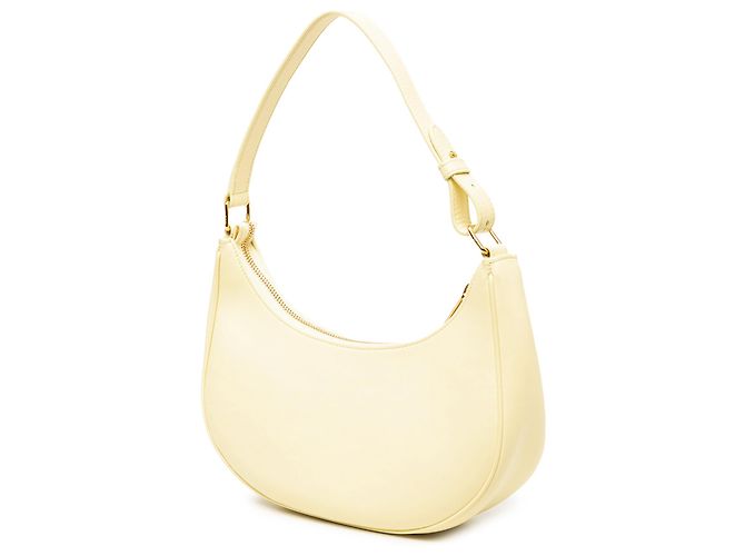 Céline Borsa a tracolla Ava Celine Medium in pelle di vitello liscia gialla - vista 2
