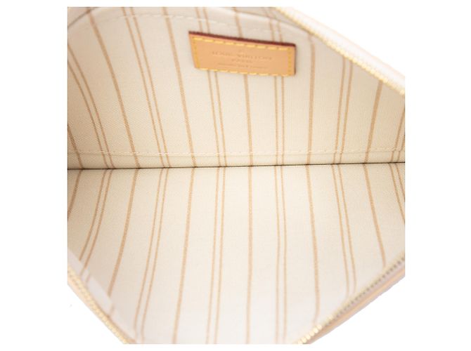 Pouch Louis Vuitton White Damier Azur Neverfull MM - vista 4