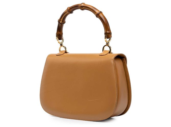 Gucci Brown Calfskin Bamboo Night - vista 2