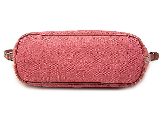 Gucci Pink GG Canvas Boat - vista 3