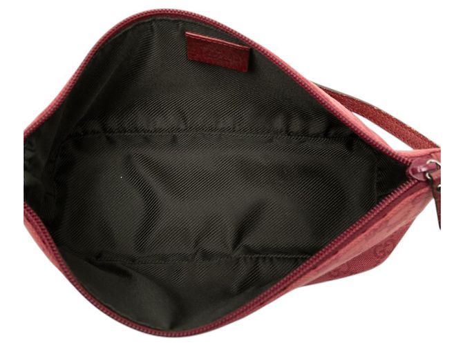Gucci Pink GG Canvas Boat - vista 4