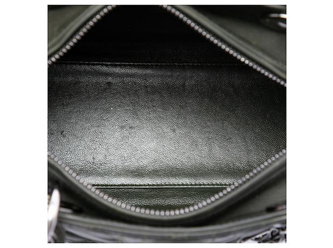Dior Brown Medium Lambskin Cannage Lady Dior - Ansicht 4