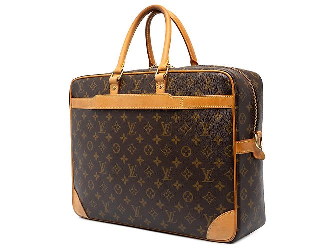 Louis Vuitton Brown Monogram Porte Documents Voyage - vista 2