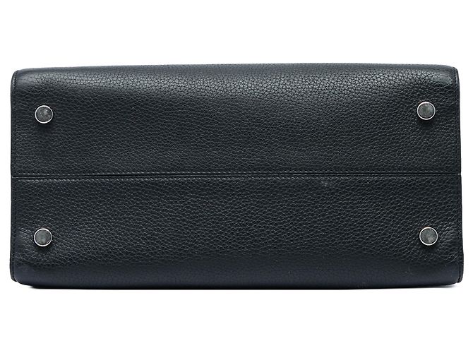 Borsa Diorever Dior in pelle di vitello grana media nera Medium - vista 3