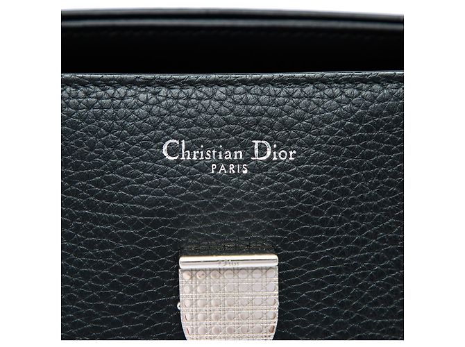 Borsa Diorever Dior in pelle di vitello grana media nera Medium - vista 5