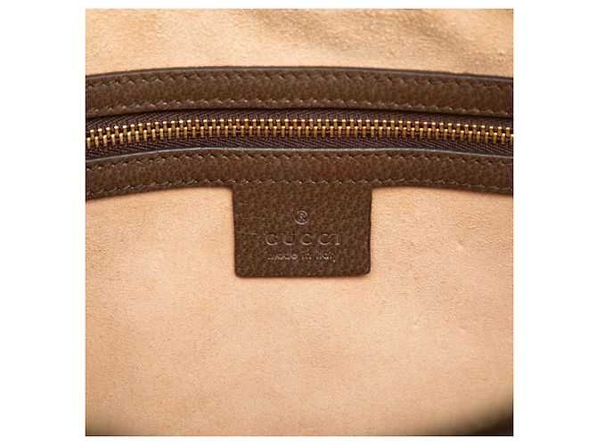 Borsa Gucci Beige Medium GG Supreme Ophidia Top Handle - vista 5