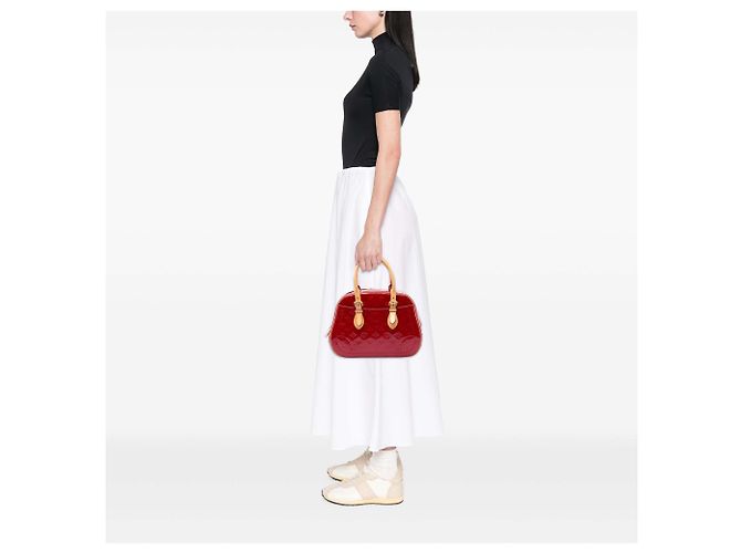 Louis Vuitton Red Monogram Vernis Summit Drive - vista 6