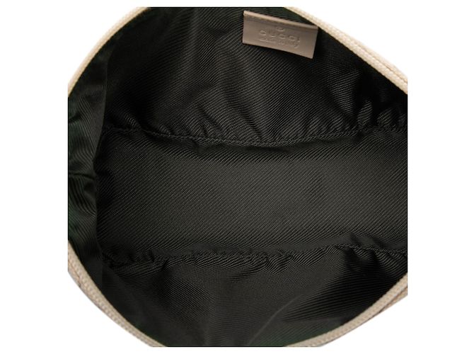 Gucci Beige GG Canvas Boat - vista 4