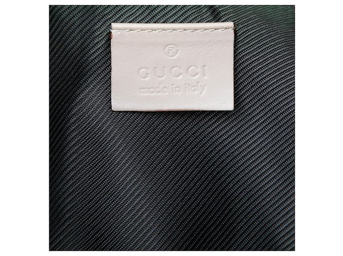 Gucci Beige GG Canvas Boat - vista 5