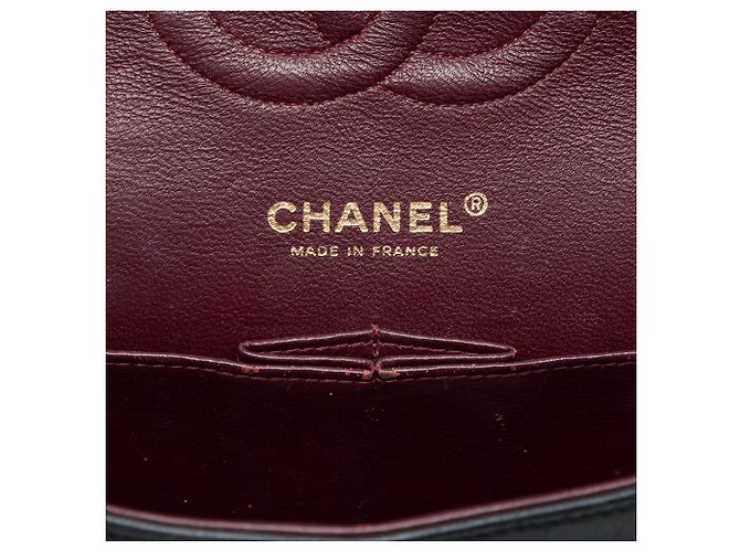 Chanel Black Medium Classic Lambskin Double Flap - vista 5