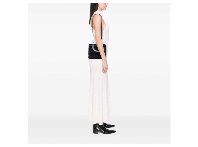 Dior Black Medium Lambskin Cannage Lady Dior - Ansicht 6