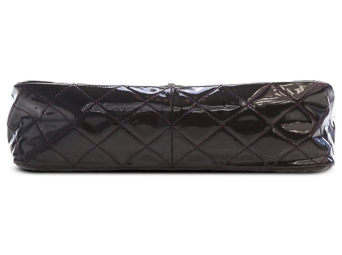 Chanel Brown Jumbo Classic Patent Single Flap - vista 3