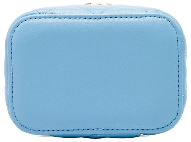 Chanel Blue Mini Lambskin Pearl Crush Vanity - vista 3