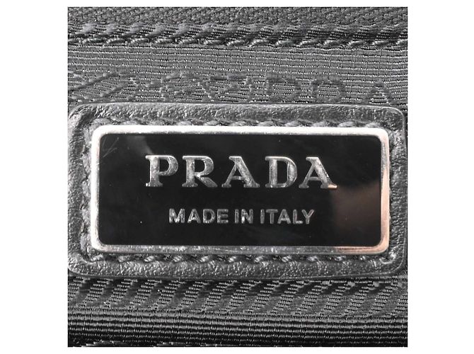 Zaino Prada in pelle Saffiano nero - vista 10