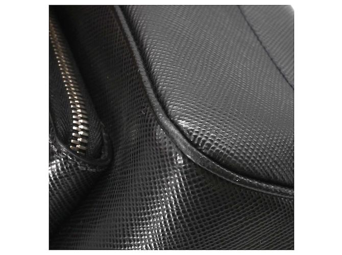 Zaino Prada in pelle Saffiano nero - vista 13