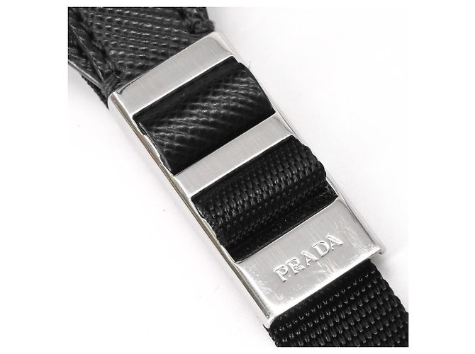 Zaino Prada in pelle Saffiano nero - vista 16