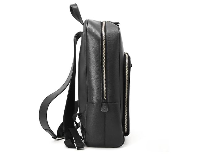 Zaino Prada in pelle Saffiano nero - vista 3